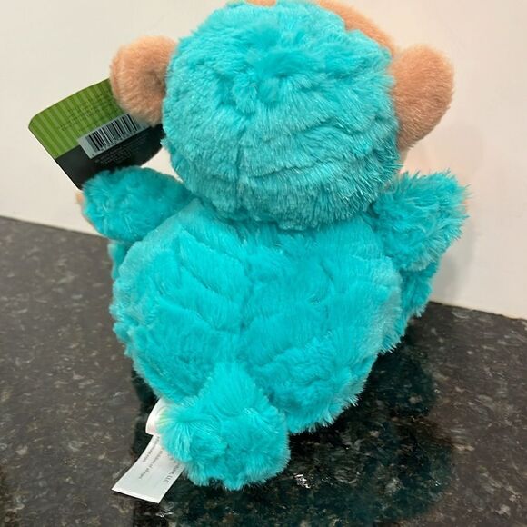 Animal Adventure Green Monkey Lovey Security Plush Rattle. Size 11” . NWT - Picture 4 of 8